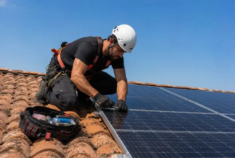 Maintenance et monitoring de panneaux solaires à Mouliets-et-Villemartin